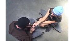 Skateboarding leads to fucking for this hot busty brunette Thumb