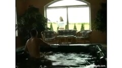 Busty blonde meets sex company in jacuzzi Thumb